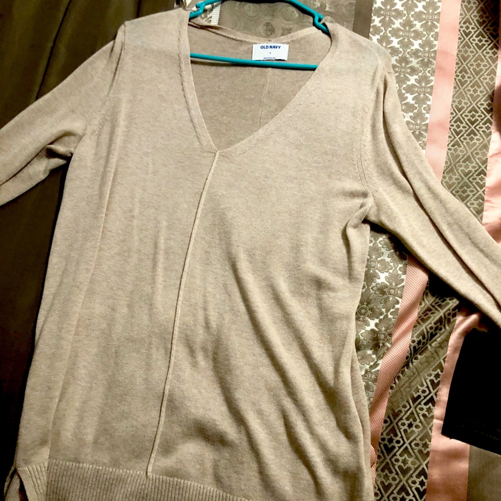Old Navy V Neck Tunic Sweater